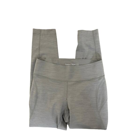 Outdoor Voices grey striped‎ workout leggings size Medium - Picture 3 of 5